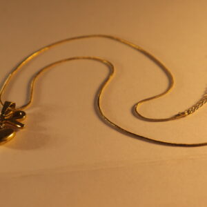 Dilaraa Bow Heart Pendant